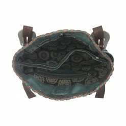 American West Handbags American West Handbag Lariats & Lace Collection: Leather Zip Top Tote