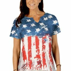 Ladies' Liberty Wear Collection Tops: New Old Glory