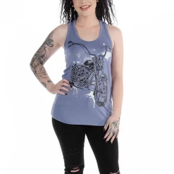 Ladies' Liberty Wear Collection Tops: Twisted Splatter Bike