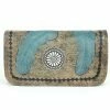 American West Handbags American West Handbag Sacred Bird Collection: Leather Tri-Fold Western Wallet