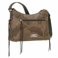 American West Handbags Ladies' American West Handbag Sacred Bird Collection: Leather Zip Top Shoulder 9 American West Handbags Ladies' American West Handbag Sacred Bird Collection: Leather Zip Top Shoulder