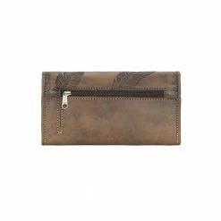 American West Handbags American West Handbag Sacred Bird Collection: Leather Tri-Fold Western Wallet