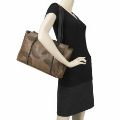 American West Handbags American West Handbag Sacred Bird Collection: Leather Zip Top Tote Ladies'