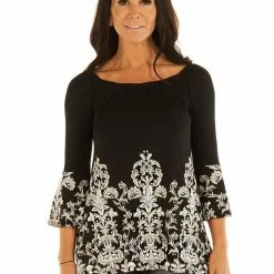 Liberty Wear Collection Tops: Ornate Scrolls Tunic Ladies'