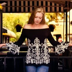 Liberty Wear Collection Tops: Ornate Scrolls Tunic Ladies'