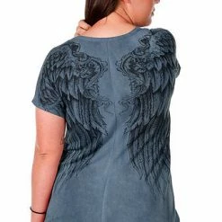 Ladies' Liberty Wear Collection Tops: Rise Above Blue