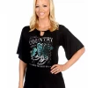 Ladies' Liberty Wear Collection Tops: Country Darlin' Flare