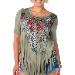 Ladies' Liberty Wear Collection Tops: Outlaw