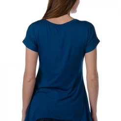 Liberty Wear Collection Tops: Feathers & Conchos Teal