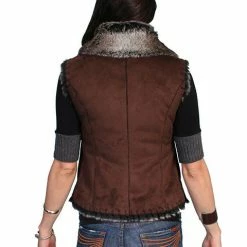 Scully Leather Company Women's Honey Creek Outerwear Collection: Faux Fur Vest, Shearling, Faux Leather Ladies' 9 Scully Leather Company Women's Honey Creek Outerwear Collection: Faux Fur Vest, Shearling, Faux Leather Ladies'