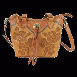 American West Handbags American West Handbag Texas Rose Collection: Small Bucket Tote
