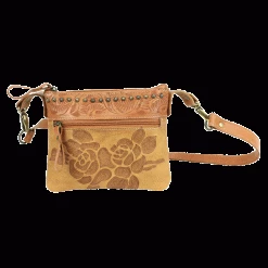 American West Handbags American West Handbag Texas Rose Collection: Crossbody Hip Bag Ladies'