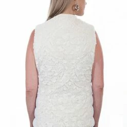 Scully Leather Company Ladies' Women's Honey Creek Outerwear Collection: Faux Fur Reversible Vest 8 Scully Leather Company Ladies' Women's Honey Creek Outerwear Collection: Faux Fur Reversible Vest