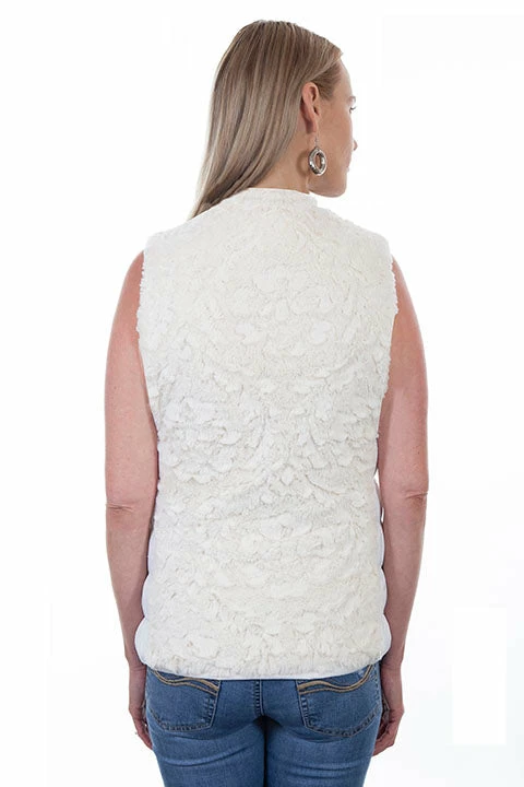 Scully Leather Company Ladies' Women's Honey Creek Outerwear Collection: Faux Fur Reversible Vest 5 Scully Leather Company Ladies' Women's Honey Creek Outerwear Collection: Faux Fur Reversible Vest