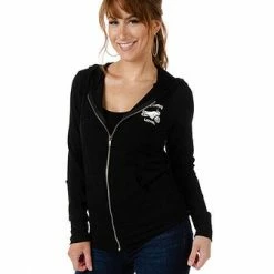 Ladies' Liberty Wear Collection Tops: Zip Up Hoodie Bleeding Freedom