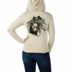 Liberty Wear Collection Tops: Zip Up Hoodie Cheyenne