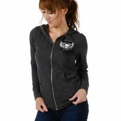 Liberty Wear Collection Tops: Zip Up Hoodie Harlow Ladies'