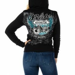 Liberty Wear Collection Tops: Zip Up Hoodie Ride