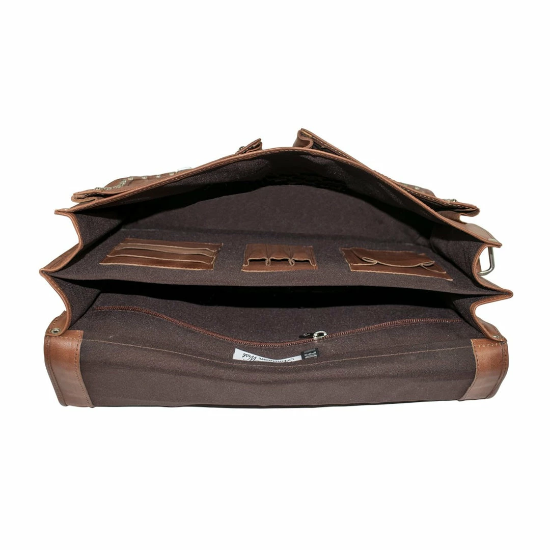 American West Handbags Ladies' American West Handbag Travel Collection: Retro Laptop Smart Briefcase 5 American West Handbags Ladies' American West Handbag Travel Collection: Retro Laptop Smart Briefcase
