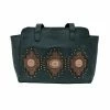 American West Handbags Ladies' American West Handbag Midnight Copper Collection: Leather Zip Top Tote Concealed Carry 2 American West Handbags Ladies' American West Handbag Midnight Copper Collection: Leather Zip Top Tote Concealed Carry