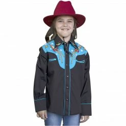 Rockmount Ranch Wear Ladies' Children's Western Shirt Collection: Rockmount Fancy Space Cowboy Rockets