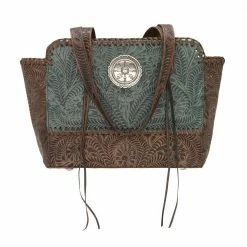 American West Handbags American West Handbag Annie's Secret Collection: Concealed Carry Leather Zip Top Tote
