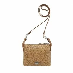 American West Handbags American West Trail Rider Collection: Crossbody Hip Tan