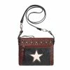 American West Handbags Ladies' American West Trail Rider Collection: Crossbody Hip Star