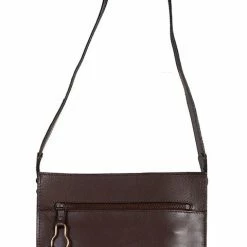 Scully Leather Company Western Compact Handbag Floral Embossed Stud Design Ladies'