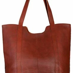 Scully Leather Company Western Shoulder Tote Geometric Print Woven Front Ladies'