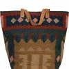 Scully Leather Company Western Shoulder Tote Woven Geometric Print Ladies'