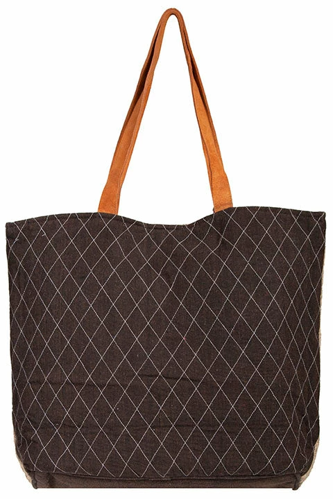 Scully Leather Company Ladies' Western Shoulder Tote Geometric Print Front 4 Scully Leather Company Ladies' Western Shoulder Tote Geometric Print Front
