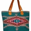 Scully Leather Company Ladies' Western Shoulder Tote Wool Mayan Print