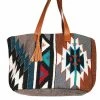 Scully Leather Company Ladies' Western Shoulder Tote Wool Serape Print