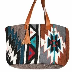 Scully Leather Company Ladies' Western Shoulder Tote Wool Serape Print