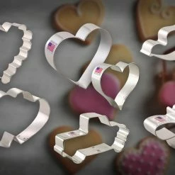 Ann Clark Cookie Cutters Cookie Cutter: Baking With Love Set Decor