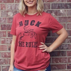 Original Cowgirl Clothing T-Shirts: Buck The Rules Ladies'