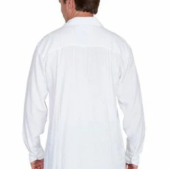 Scully Leather Company Men's Cantina Cotton Collection: Laceup Pullover