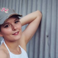 Original Cowgirl Clothing Cap: Rose Cactus Ladies'