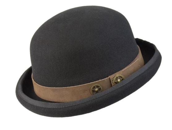 Conner Handmade Hats Victorian And Old West Hat: Bowler Steam Man 3 Conner Handmade Hats Victorian And Old West Hat: Bowler Steam Man