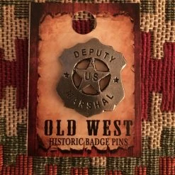 OutWest Shop Old West Historic Replica Badge: Deputy US Marshal Shield Men's