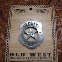 OutWest Shop Old West Historic Replica Badge: Deputy US Marshal Shield Men's