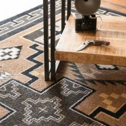 American Dakota Textiles Voices Collection: Double Cross Sandman Area Rugs