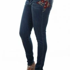 Scully Leather Company Women's Honey Creek Collection Pant: Floral Embroidered Jean