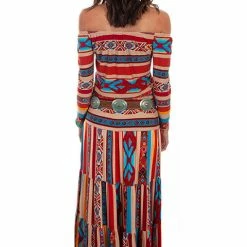 Scully Leather Company Women's Honey Creek Collection Skirt: Serape Tiers