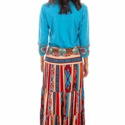 Scully Leather Company Women's Honey Creek Collection Skirt: Serape Tiers