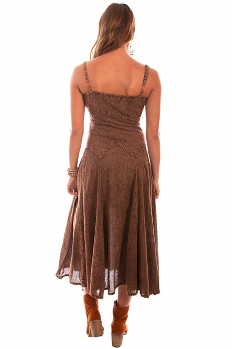 Scully Leather Company Ladies' Women's Honey Creek Collection Dress: Spaghetti Straps Copper 4 Scully Leather Company Ladies' Women's Honey Creek Collection Dress: Spaghetti Straps Copper
