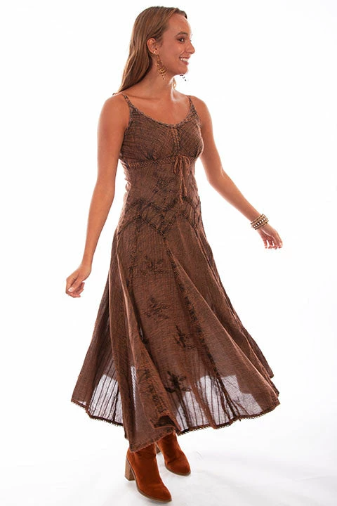 Scully Leather Company Ladies' Women's Honey Creek Collection Dress: Spaghetti Straps Copper 3 Scully Leather Company Ladies' Women's Honey Creek Collection Dress: Spaghetti Straps Copper