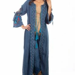 Scully Leather Company Ladies' Women's Honey Creek Jacket Collection: Denim Duster