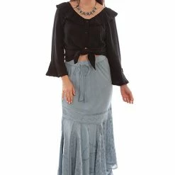 Scully Leather Company Women's Honey Creek Collection Skirt: Drawstring Waist